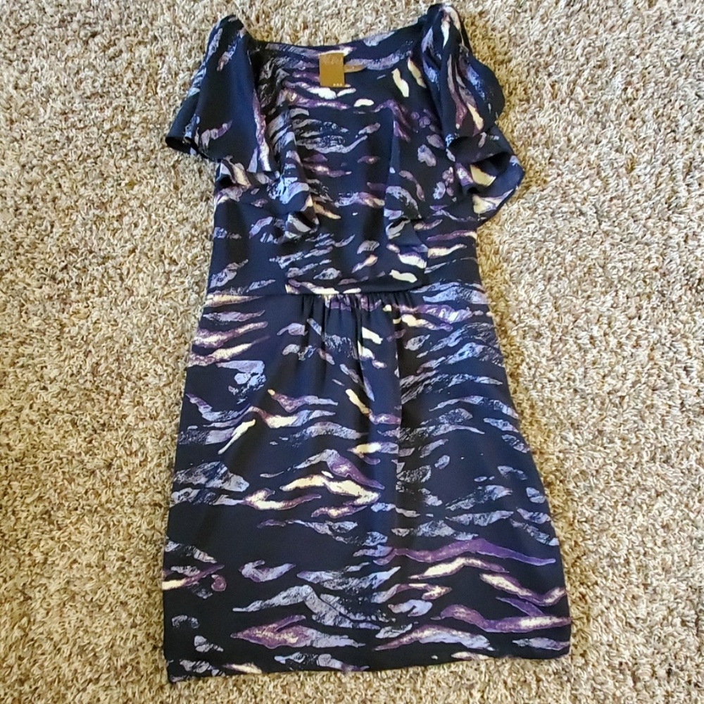 Ali Roabstract print dress